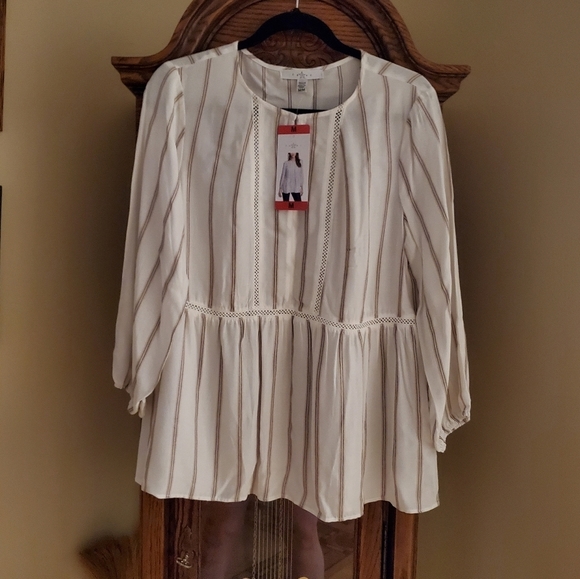 Fever Women's Lightweight 3/4 Sleeve Tunic NWT - Picture 4 of 12